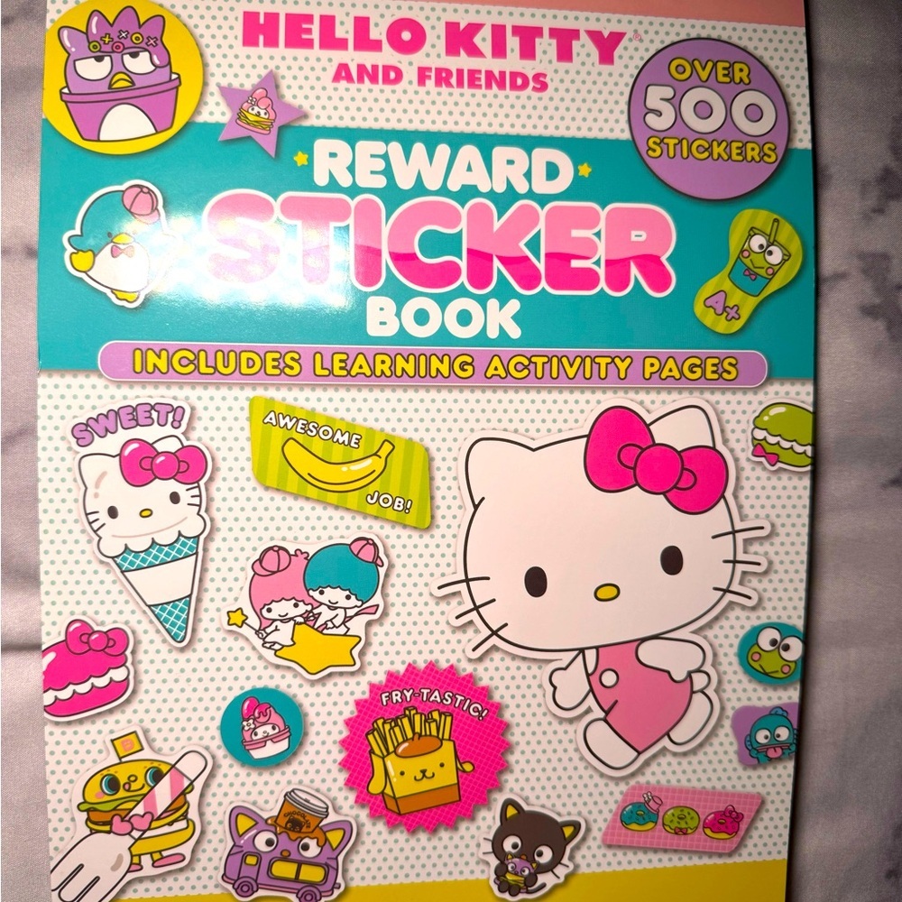 Hello Kitty and Friends Reward Sticker Activity Book 🩷✨
Over 500 Stickers!